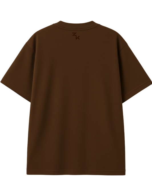 Oversized Marrom Básica