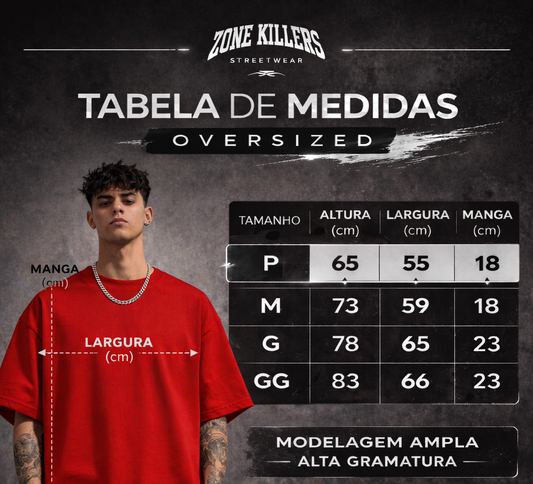 Vermelha Dark - Oversized