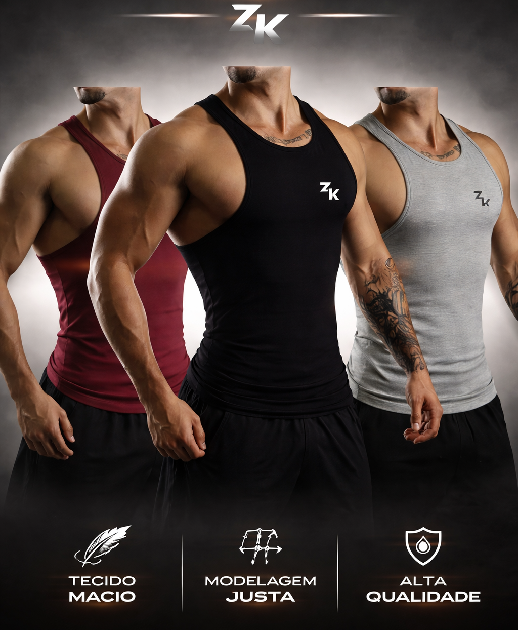 KIT 3 REGATAS LEVE + PAGUE -